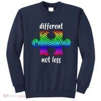 Different Not Less Neurodiversity Puzzle Sweatshirt thumb 0