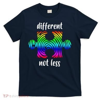 Different Not Less Neurodiversity Puzzle T-Shirt