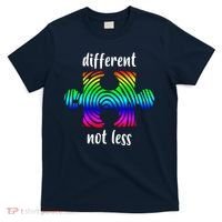 Different Not Less Neurodiversity Puzzle T-Shirt thumb 0