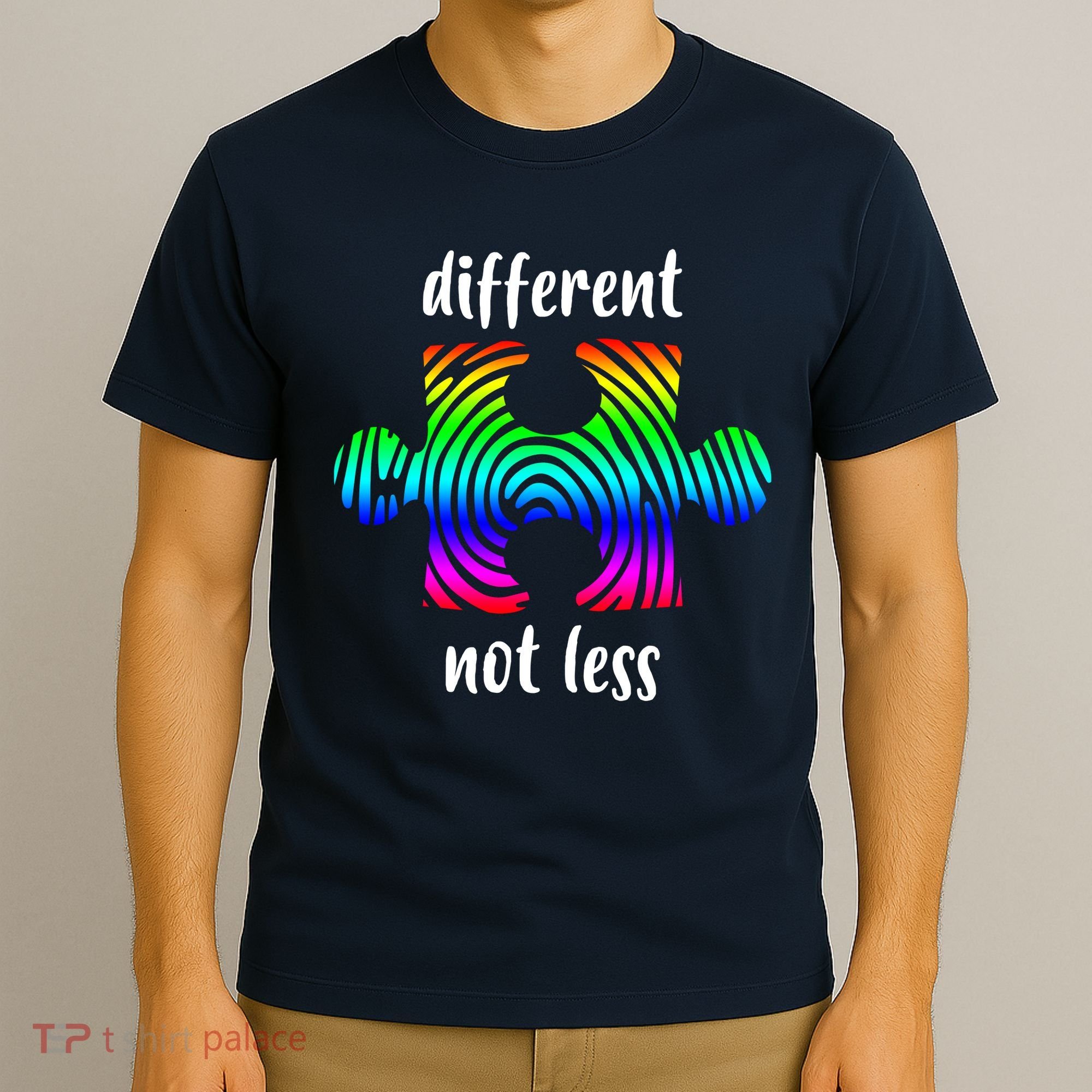 Different Not Less Neurodiversity Puzzle T-Shirt
