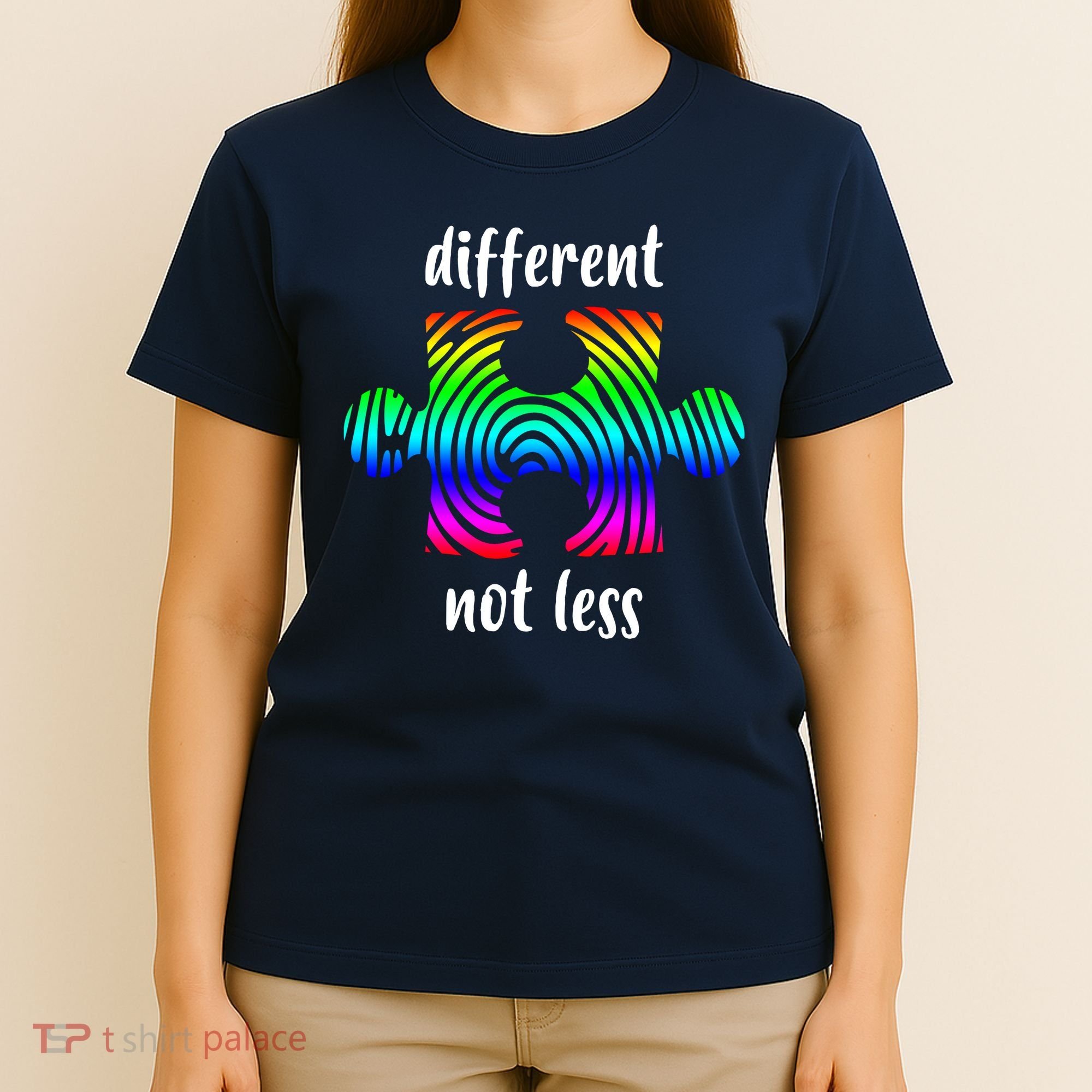 Different Not Less Neurodiversity Puzzle T-Shirt