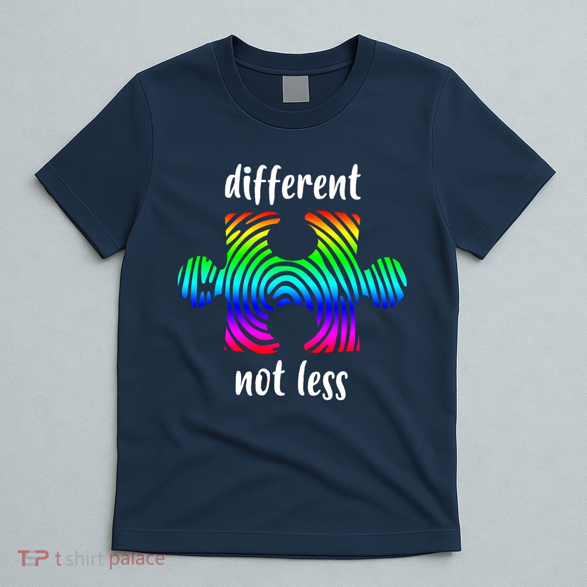 Different Not Less Neurodiversity Puzzle T-Shirt