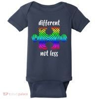 Different Not Less Neurodiversity Puzzle Baby Bodysuit thumb 0