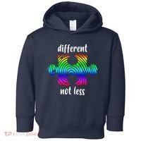 Different Not Less Neurodiversity Puzzle Toddler Hoodie thumb 0