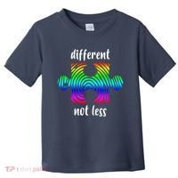 Different Not Less Neurodiversity Puzzle Toddler T-Shirt thumb 0