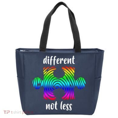 Different Not Less Neurodiversity Puzzle Tote Bag