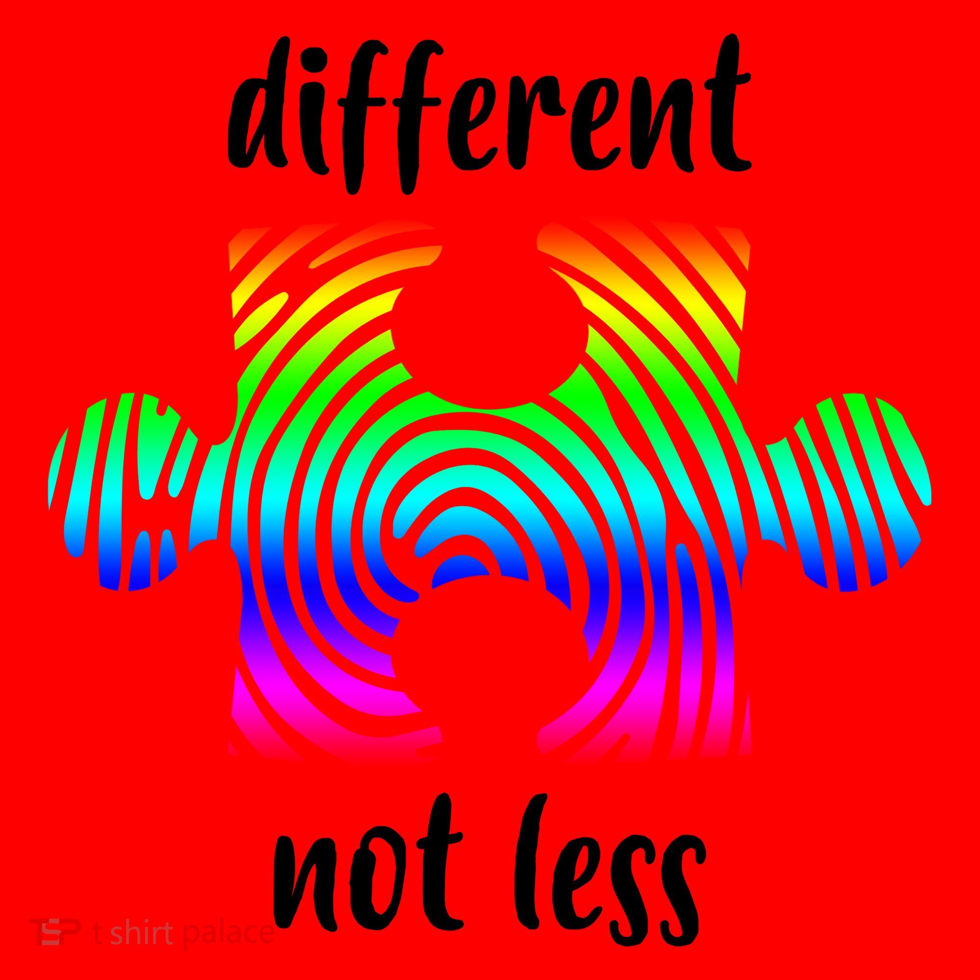 Different Not Less Neurodiversity Puzzle Santa Hat