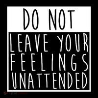 Do Not Leave Your Feelings Unattended Women's Hoodie thumb 2