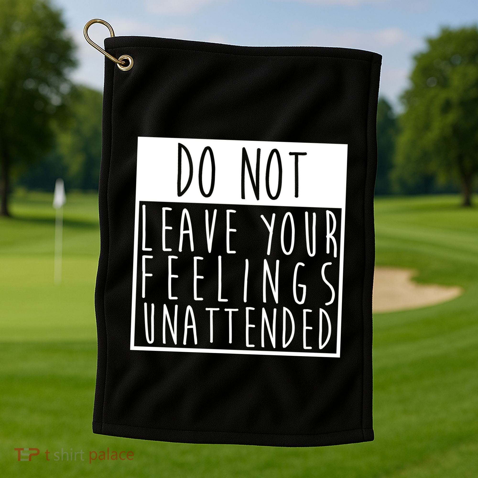 Do Not Leave Your Feelings Unattended Golf Towel