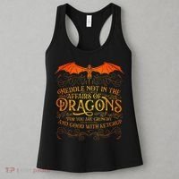 Do Not Meddle In The Affairs Of Dragons Fantasy Art Women's Tank Top thumb 3