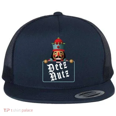 Deezs Nuts Nutcrackers Flat Bill Trucker Hat
