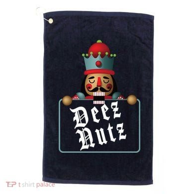 Deezs Nuts Nutcrackers Golf Towel