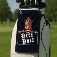 Deezs Nuts Nutcrackers Golf Towel thumb 2