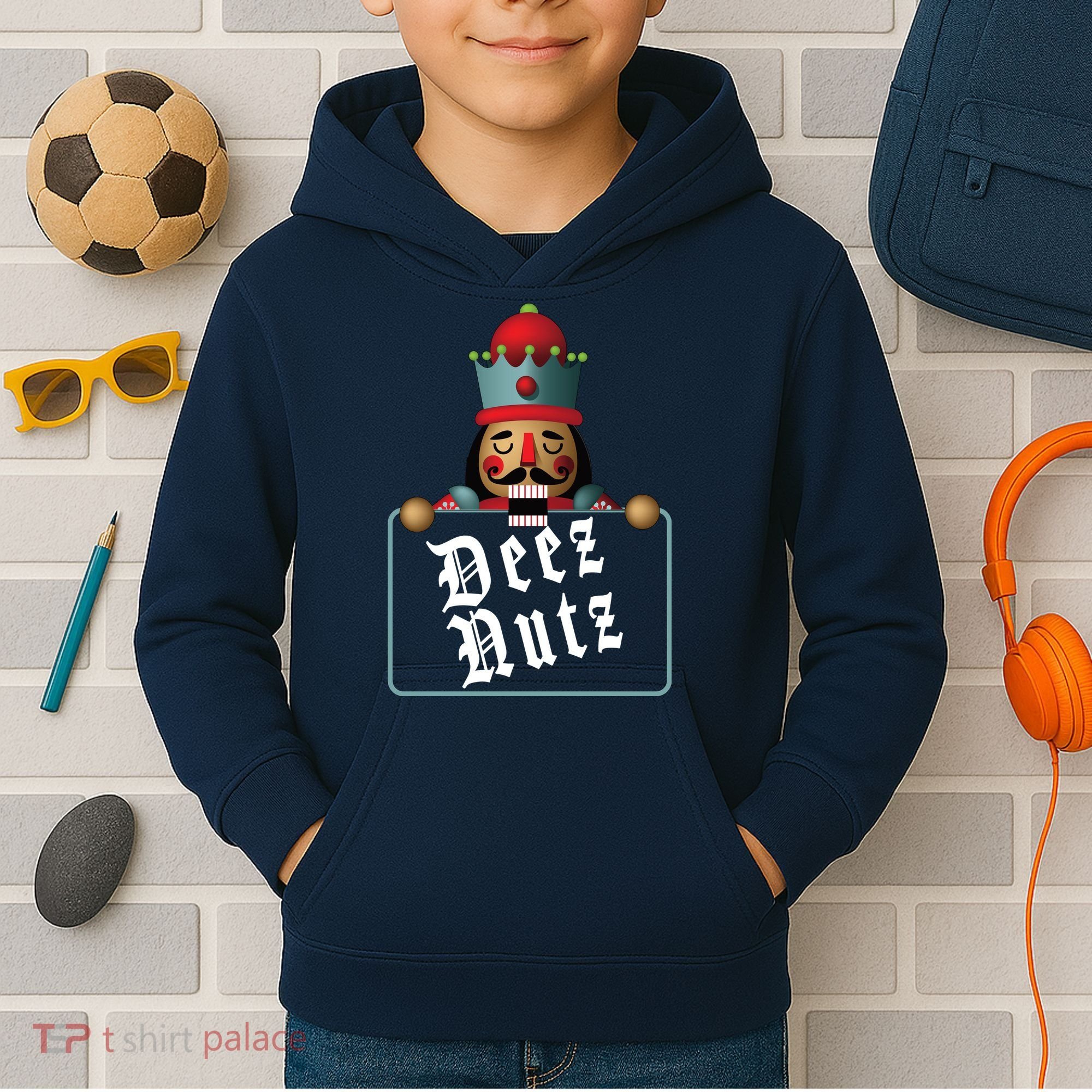 Deezs Nuts Nutcrackers Kids Hoodie