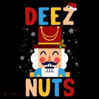 Deez Nuts Nutcracker Santa Xmas Funny Christmas Pjs Pajama Set thumb 2