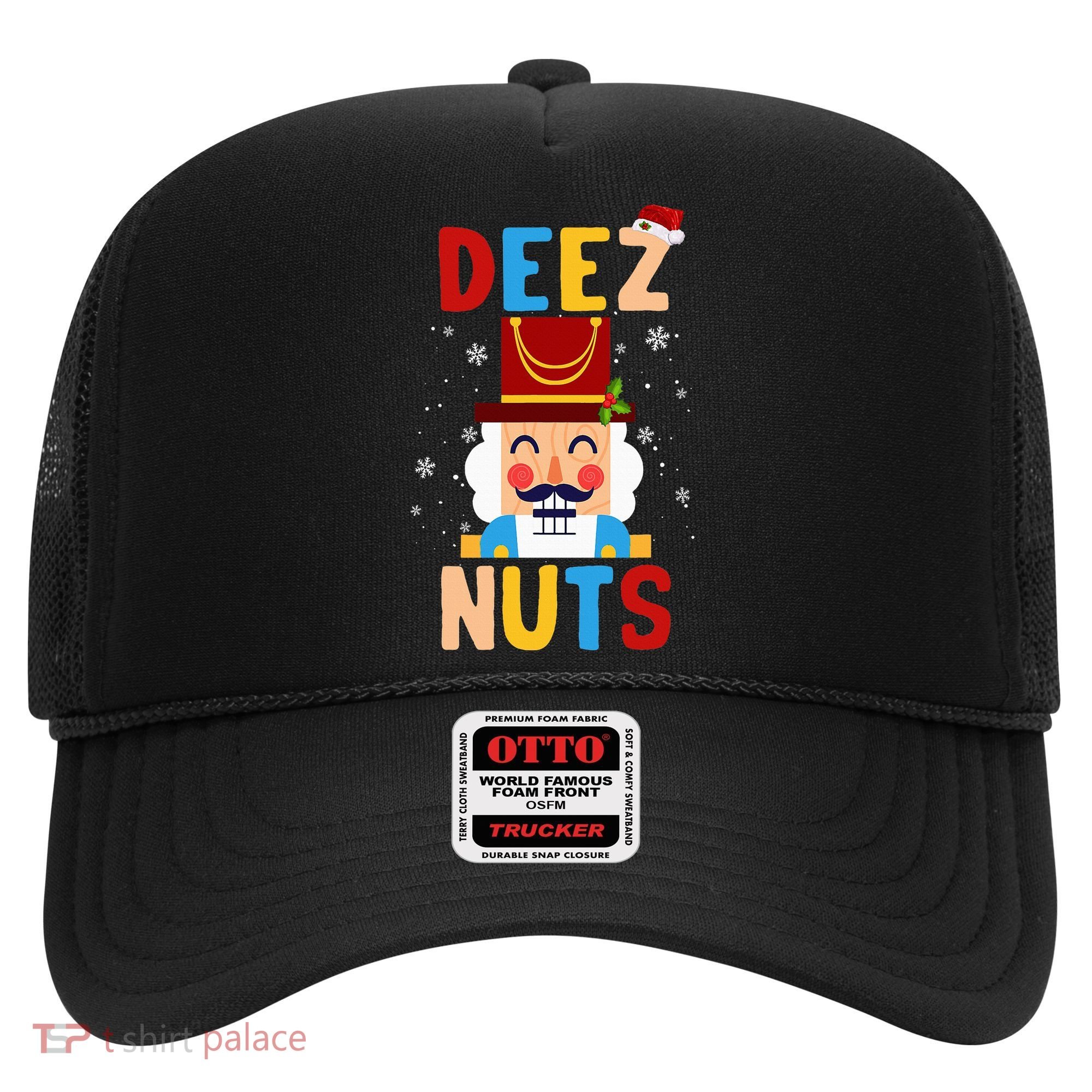 Deez Nuts Nutcracker Santa Xmas Funny Christmas Pjs Hat