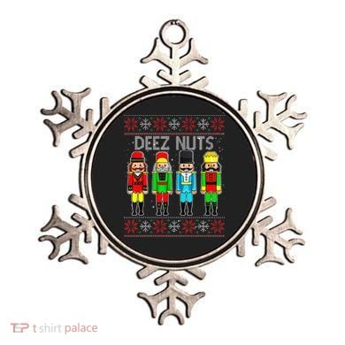 Deez Nuts Nutcracker Ugly Christmas Sweater Funny Xmas Ornament