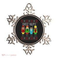Deez Nuts Nutcracker Ugly Christmas Sweater Funny Xmas Ornament thumb 0