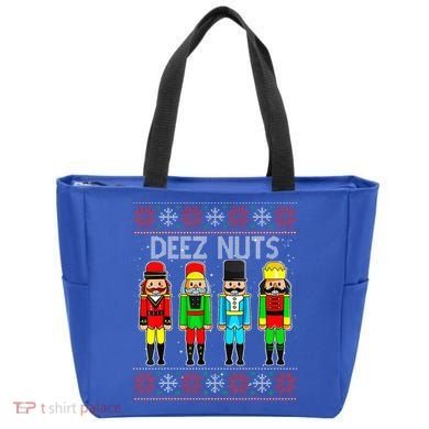 Deez Nuts Nutcracker Ugly Christmas Sweater Funny Xmas Tote Bag