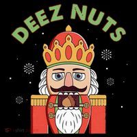 Deez Nuts Nutcracker Nut Christmas Pjs USA-Made Doggie Bandana thumb 2