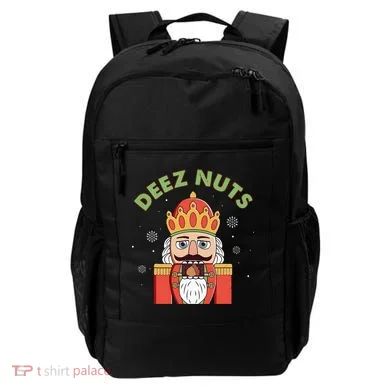 Deez Nuts Nutcracker Nut Christmas Pjs Backpack