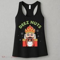 Deez Nuts Nutcracker Nut Christmas Pjs Women's Tank Top thumb 3