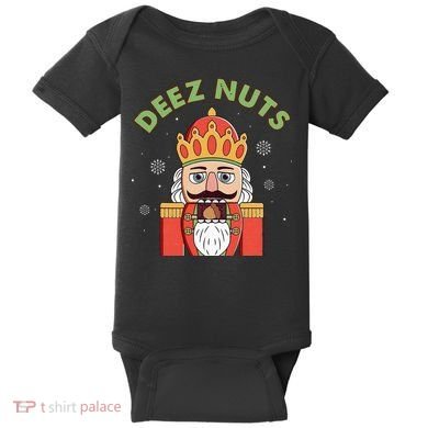 Deez Nuts Nutcracker Nut Christmas Pjs Baby Bodysuit