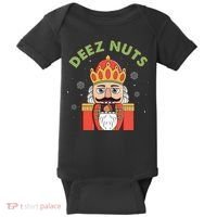 Deez Nuts Nutcracker Nut Christmas Pjs Baby Bodysuit thumb 0