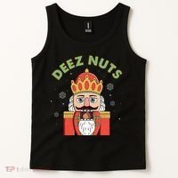 Deez Nuts Nutcracker Nut Christmas Pjs Tank Top thumb 2