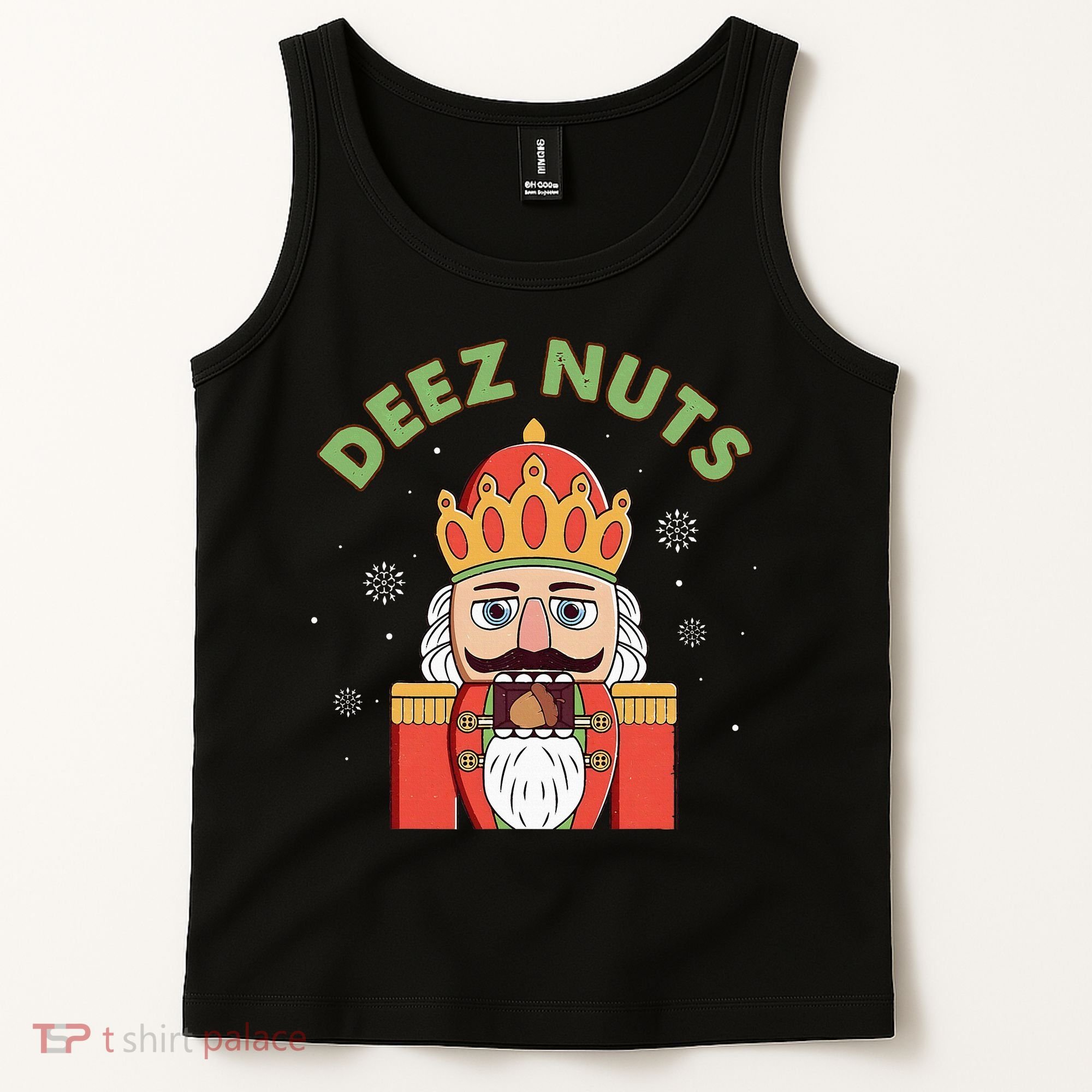 Deez Nuts Nutcracker Nut Christmas Pjs Tank Top