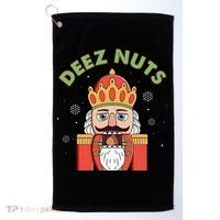 Deez Nuts Nutcracker Nut Christmas Pjs Golf Towel thumb 0