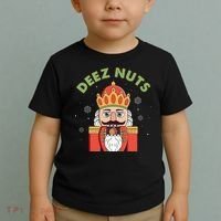Deez Nuts Nutcracker Nut Christmas Pjs Toddler T-Shirt thumb 2