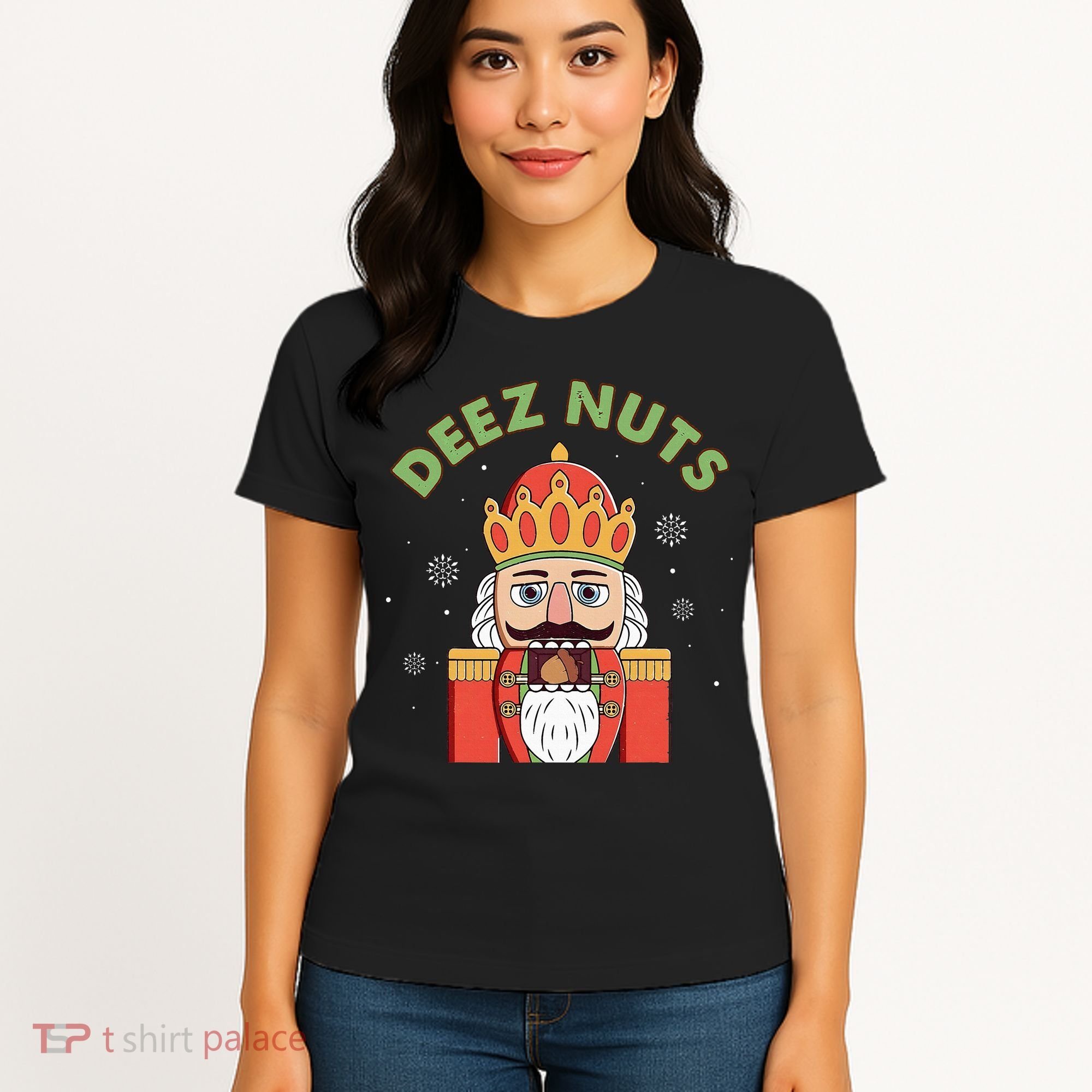 Deez Nuts Nutcracker Nut Christmas Pjs Women's T-Shirt