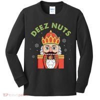 Deez Nuts Nutcracker Nut Christmas Pjs Kids Long Sleeve Shirt thumb 0