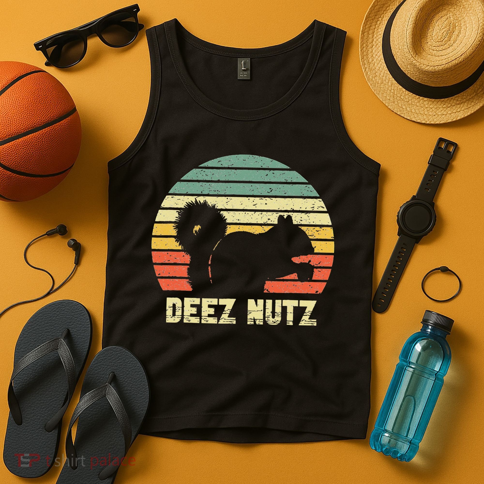 Deez Nuts Nutcracker Squirrel Deez Nutz Deezs Nut Funny Tank Top