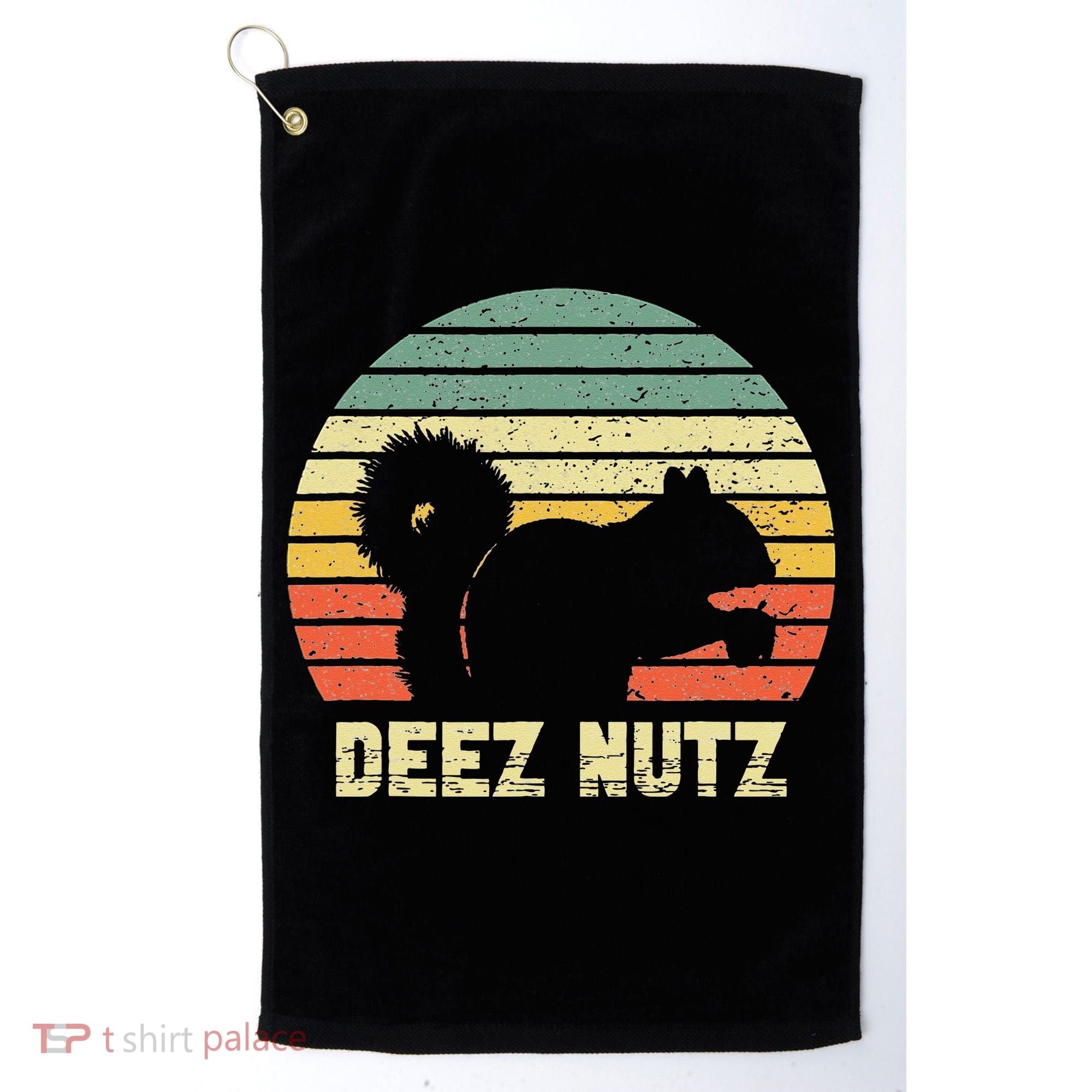 Deez Nuts Nutcracker Squirrel Deez Nutz Deezs Nut Funny Golf Towel
