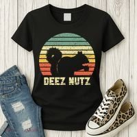 Deez Nuts Nutcracker Squirrel Deez Nutz Deezs Nut Funny Women's T-Shirt thumb 3