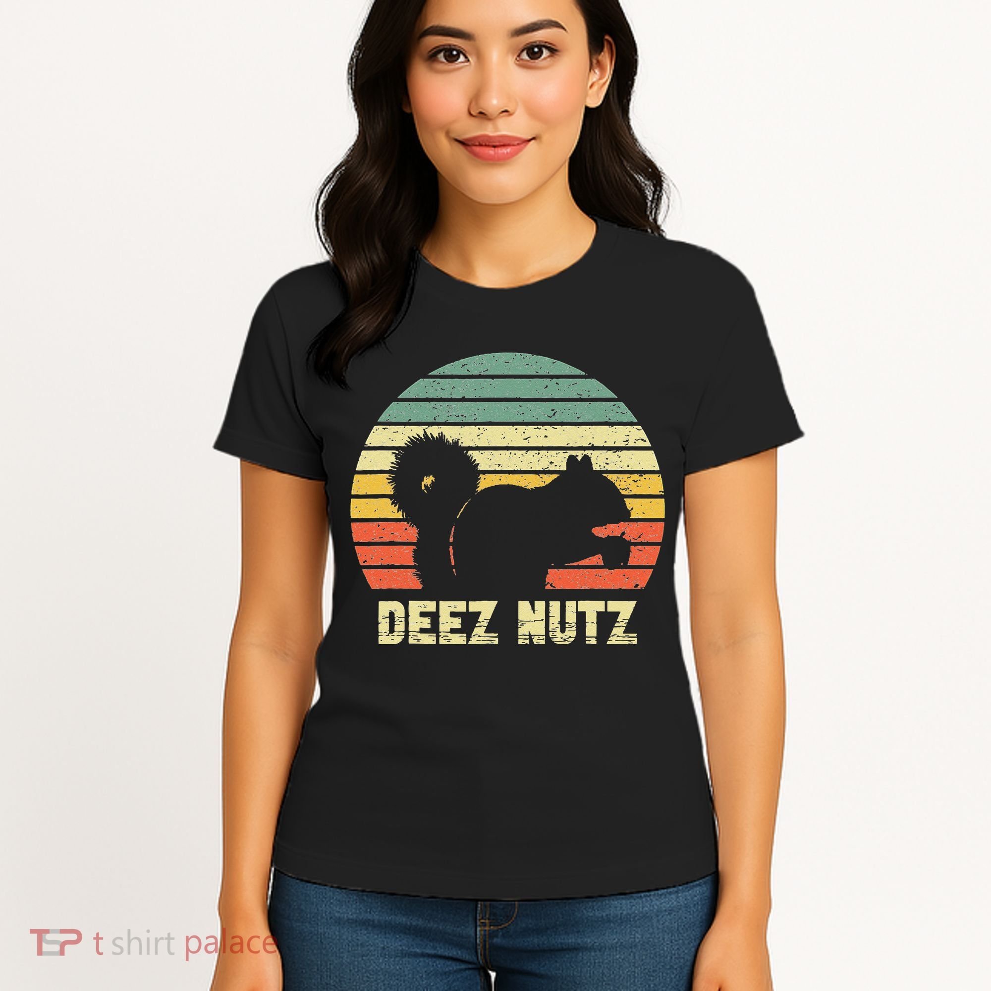 Deez Nuts Nutcracker Squirrel Deez Nutz Deezs Nut Funny Women's T-Shirt