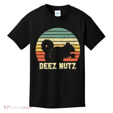 Deez Nuts Nutcracker Squirrel Deez Nutz Deezs Nut Funny Kids T-Shirt