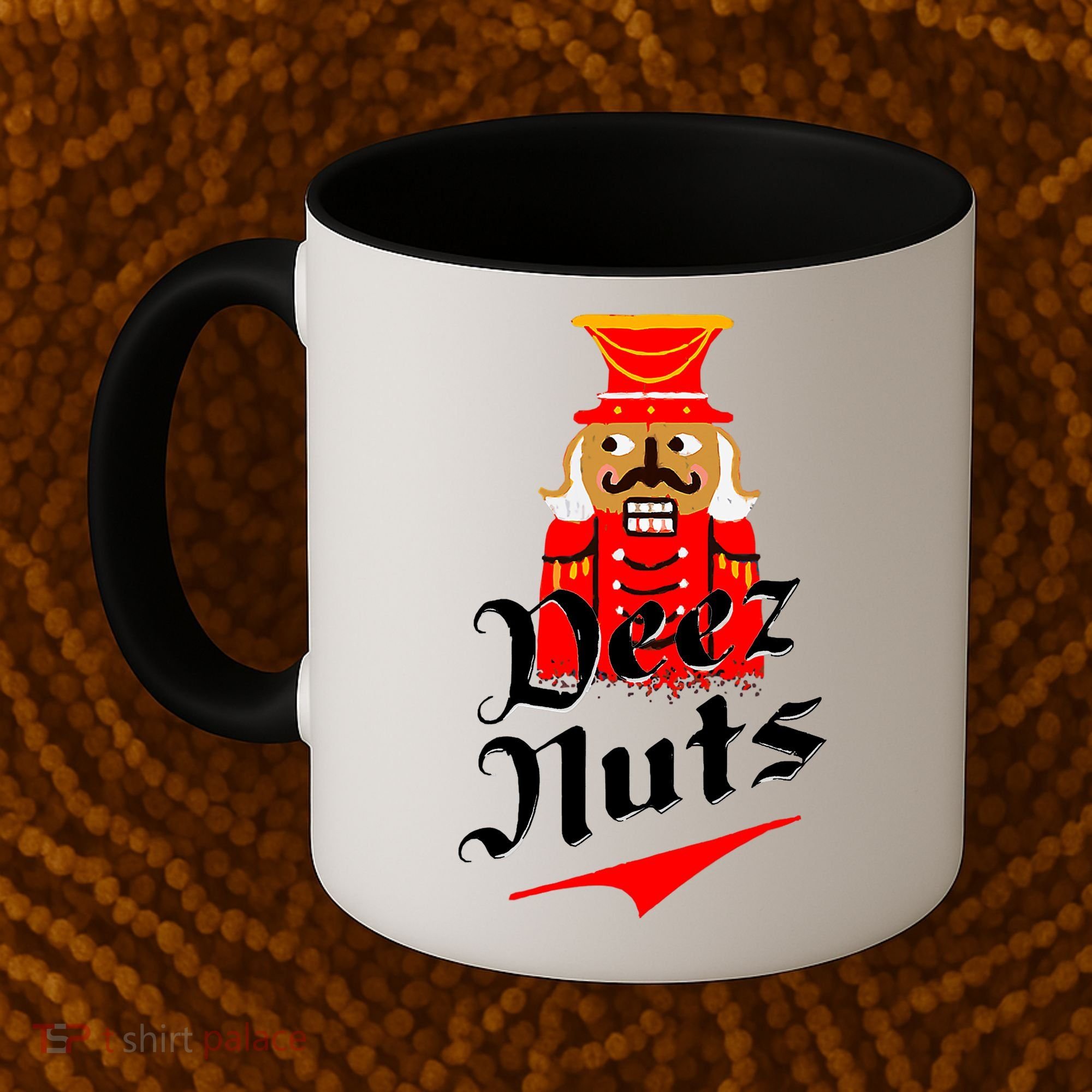 Deez Nuts Nutcracker Shirt Funny Ugly Christmas Xmas Coffee Mug
