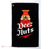 Deez Nuts Nutcracker Shirt Funny Ugly Christmas Xmas Golf Towel thumb 0