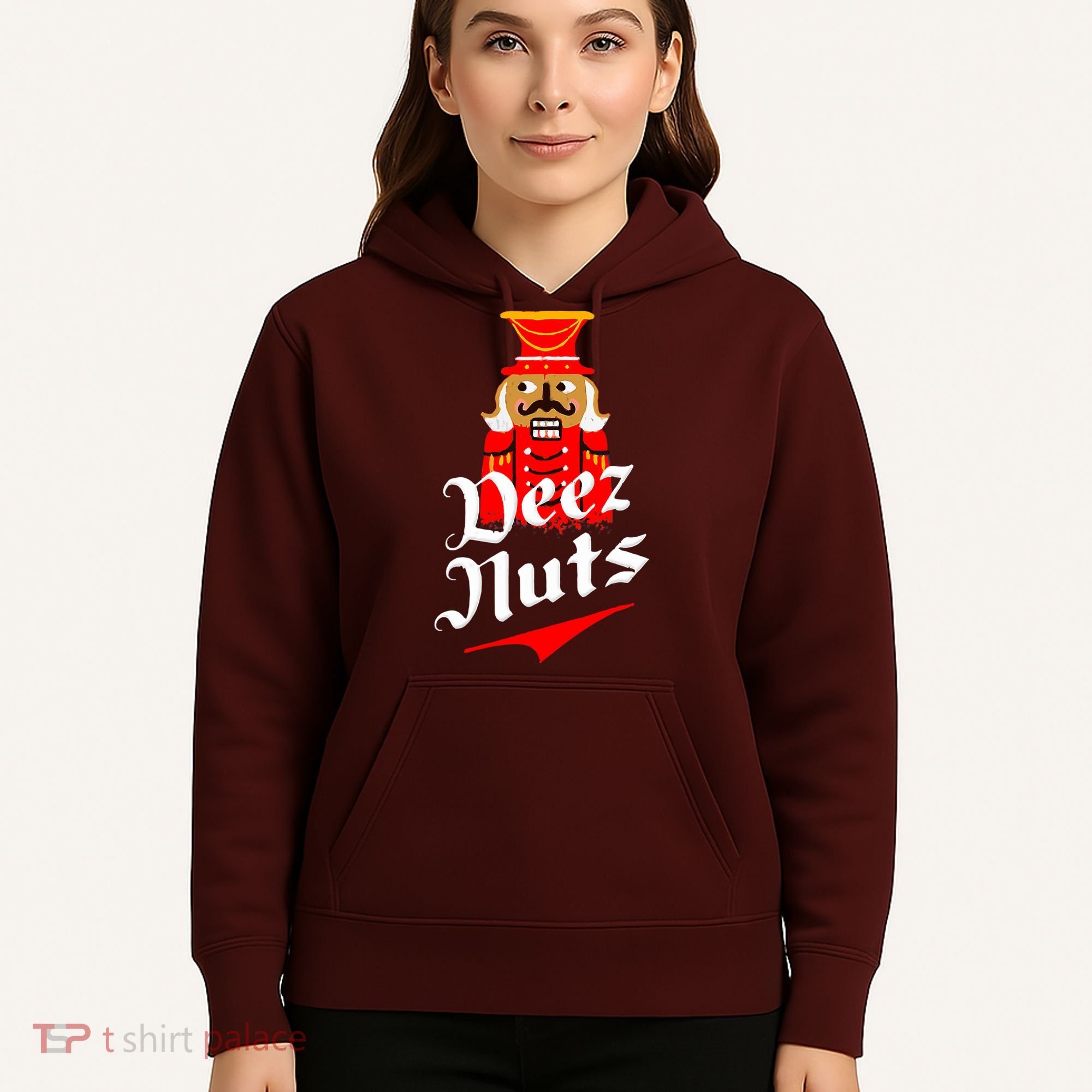 Deez Nuts Nutcracker Shirt Funny Ugly Christmas Xmas Hoodie