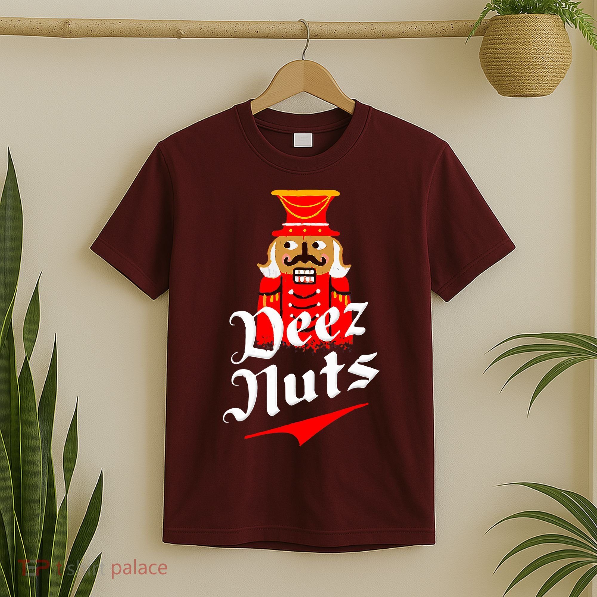 Deez Nuts Nutcracker Shirt Funny Ugly Christmas Xmas T-Shirt