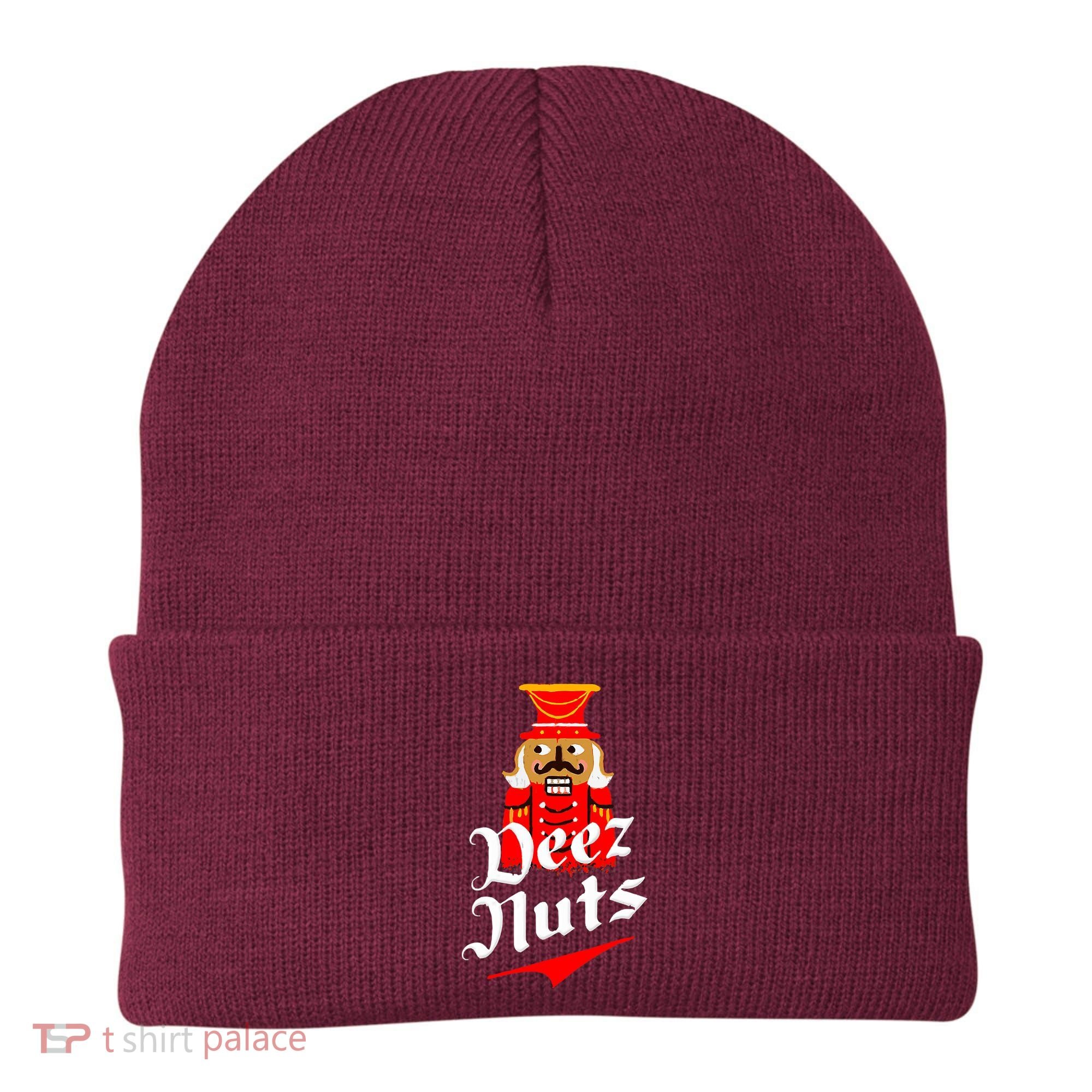 Deez Nuts Nutcracker Shirt Funny Ugly Christmas Xmas Beanie
