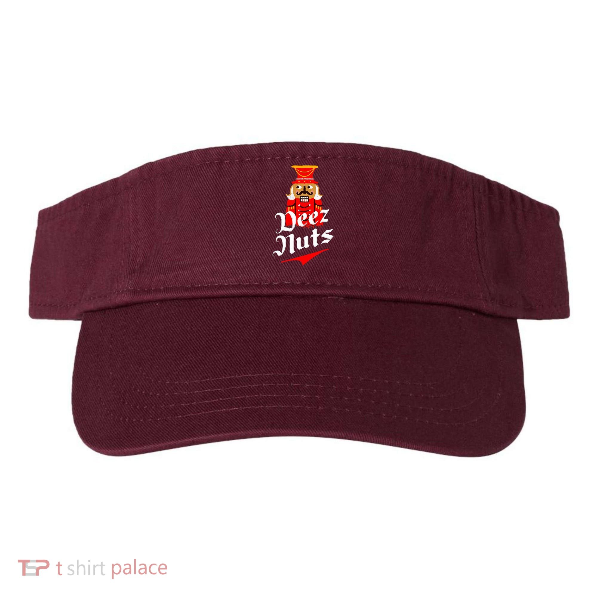 Deez Nuts Nutcracker Shirt Funny Ugly Christmas Xmas Visor