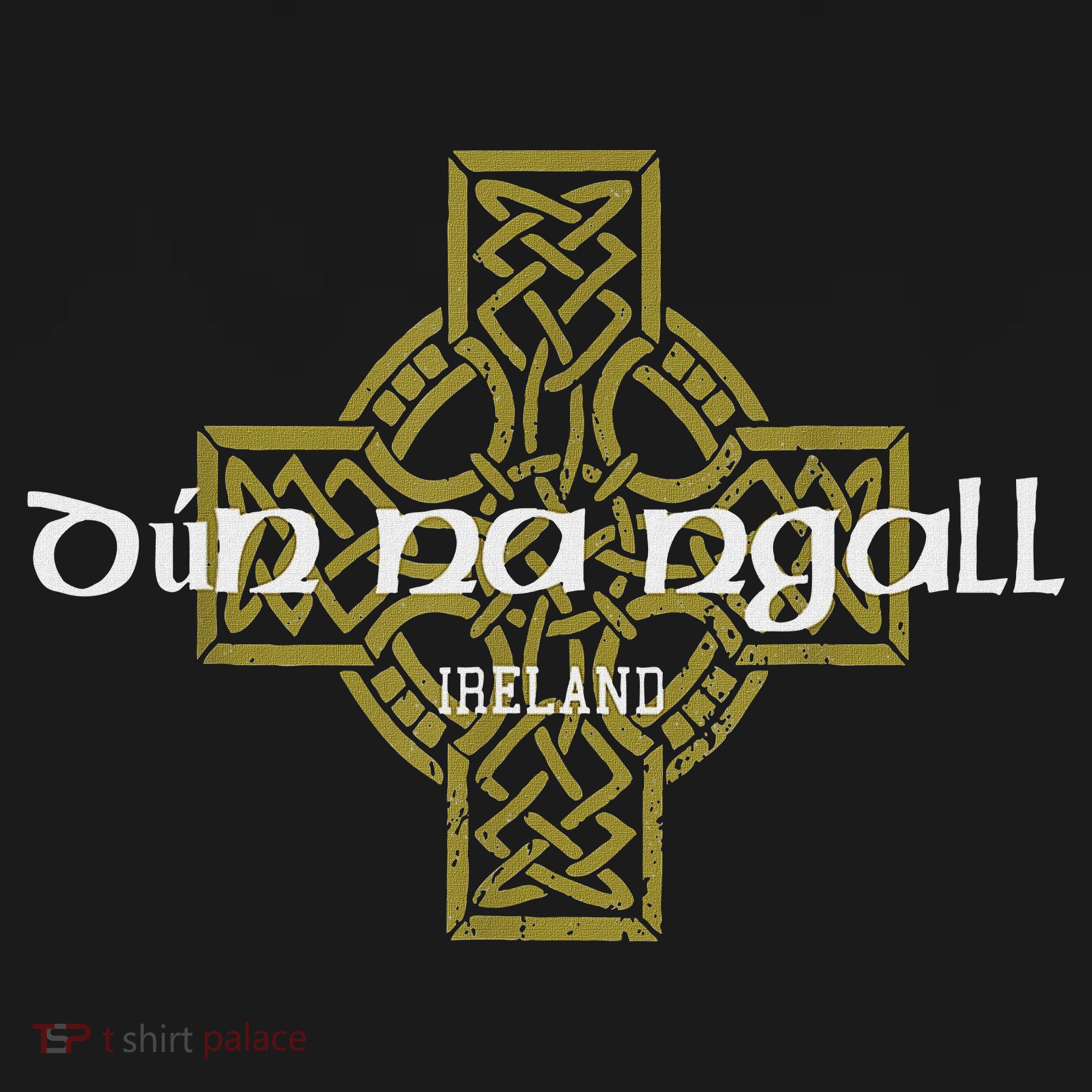 Dun Na Ngall Donegal Ireland Vintage Celtic Cross T-Shirt
