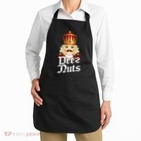 Deez Nuts Nutcracker Nut Funny Xmas Christmas Pajama Family Apron thumb 2