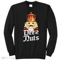 Deez Nuts Nutcracker Nut Funny Xmas Christmas Pajama Family Sweatshirt thumb 0