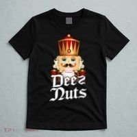 Deez Nuts Nutcracker Nut Funny Xmas Christmas Pajama Family T-Shirt thumb 5