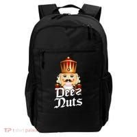 Deez Nuts Nutcracker Nut Funny Xmas Christmas Pajama Family Backpack thumb 0